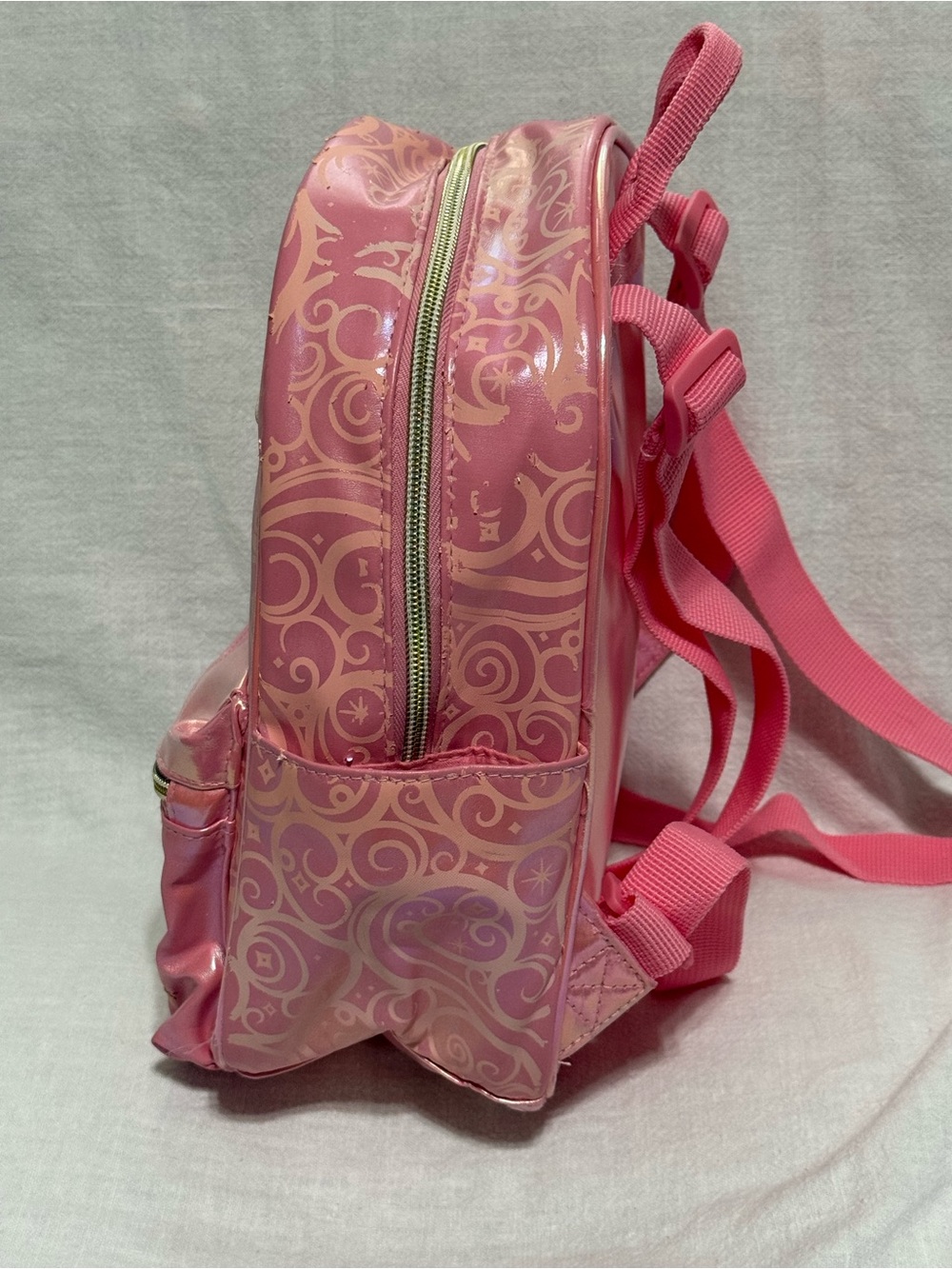 Wicked So Popular Glinda Faux Leather Pink Mini Backpack - Picture 7 of 12